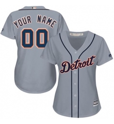 Men Women Youth All Size Detroit Tigers Majestic Grey Cool Base Custom Jersey Men Women Youth All Size Detroit Tigers Majestic Grey Cool Base Custom Jersey