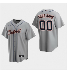 Men Women youth Custom Detroit Tigers Gray Road Replica Jersey Men Women youth Custom Detroit Tigers Gray Road Replica Jersey