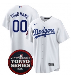 Men Women Youth Los Angeles Dodgers Active Player Custom White 2025 World Tour Tokyo Series Home Stitched Baseball Jersey Men Women Youth Los Angeles Dodgers Active Player Custom White 2025 World Tour Tokyo Series Home Stitched Baseball Jersey