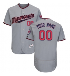 Men Women Youth Toddler All Size Minnesota Twins Majestic Gray Road Flex Base Authentic Collection Custom Jersey Men Women Youth Toddler All Size Minnesota Twins Majestic Gray Road Flex Base Authentic Collection Custom Jersey
