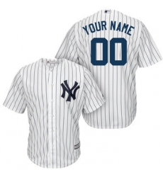 Men Women Youth All Size New York Yankees Majestic White Navy Home Cool Base Custom Jersey II Men Women Youth All Size New York Yankees Majestic White Navy Home Cool Base Custom Jersey II