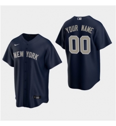 Men Women youth Custom New York Yankees Navy Alternate Replica Jersey Men Women youth Custom New York Yankees Navy Alternate Replica Jersey