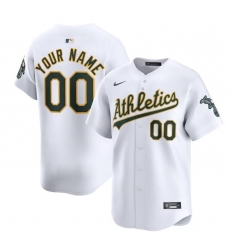 Men Women youth Oakland Athletics Active Player Custom White Home Limited Stitched Jersey Men Women youth Oakland Athletics Active Player Custom White Home Limited Stitched Jersey