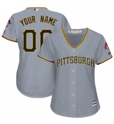 Men Women Youth All Size Pittsburgh Pirates Cool Base Custom Jersey Grey Men Women Youth All Size Pittsburgh Pirates Cool Base Custom Jersey Grey
