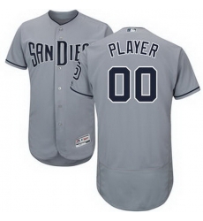 Men Women Youth All Size San Diego Padres Majestic Gray Road Flex Base Authentic Collection Custom Jersey Men Women Youth All Size San Diego Padres Majestic Gray Road Flex Base Authentic Collection Custom Jersey