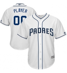Men Women Youth All Size San Diego Padres Majestic White 2017 Cool Base Custom Baseball Jersey Men Women Youth All Size San Diego Padres Majestic White 2017 Cool Base Custom Baseball Jersey
