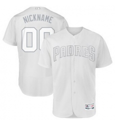 Men Women Youth Toddler All Size San Diego Padres Majestic 2019 Players Weekend Flex Base Authentic Roster Custom White Jersey Men Women Youth Toddler All Size San Diego Padres Majestic 2019 Players Weekend Flex Base Authentic Roster Custom White Jersey