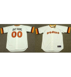 SAN DIEGO PADRES 1980's Majestic Throwback Home Jersey Customized Jersey SAN DIEGO PADRES 1980's Majestic Throwback Home Jersey Customized Jersey