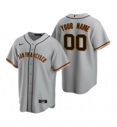 Men Women Youth Toddler All Size San Francisco Giants Custom Nike Gray Stitched MLB Cool Base Road Jersey Men Women Youth Toddler All Size San Francisco Giants Custom Nike Gray Stitched MLB Cool Base Road Jersey