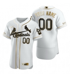Men Women Youth Toddler All Size St. Louis St.Louis Cardinals Custom Nike White Stitched MLB Flex Base Golden Edition Jersey Men Women Youth Toddler All Size St. Louis St.Louis Cardinals Custom Nike White Stitched MLB Flex Base Golden Edition Jersey