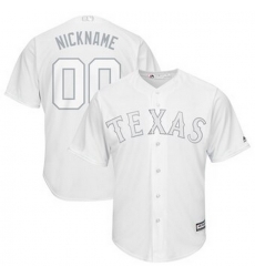 Men Women Youth Toddler All Size Texas Rangers Majestic 2019 Players Weekend Cool Base Roster Custom White Jersey Men Women Youth Toddler All Size Texas Rangers Majestic 2019 Players Weekend Cool Base Roster Custom White Jersey