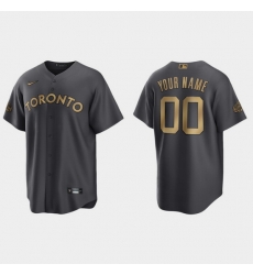 Men Women Youth Custom Toronto Blue Jays 2022 Mlb All Star Game Charcoal Replica Jersey Men Women Youth Custom Toronto Blue Jays 2022 Mlb All Star Game Charcoal Replica Jersey