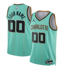 Men Charlotte Hornets Active Player Custom Mint 2024 25 City Edition Stitched Basketball Jersey Men Charlotte Hornets Active Player Custom Mint 2024 25 City Edition Stitched Basketball Jersey