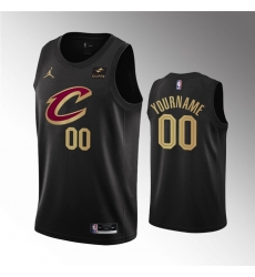 Men Women Youth Cleveland Cavaliers Active Player Customized Black Statement Edition Stitched Basketball Jersey Men Women Youth Cleveland Cavaliers Active Player Customized Black Statement Edition Stitched Basketball Jersey