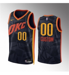 Men Women youth Oklahoma City Thunder Active Player Custom Black 2023 24 City Edition Stitched Basketball Jersey Men Women youth Oklahoma City Thunder Active Player Custom Black 2023 24 City Edition Stitched Basketball Jersey