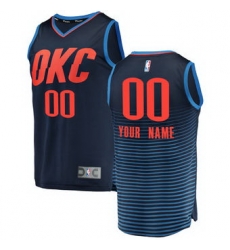 Men Women youth Oklahoma City Thunder Fanatics Branded Navy Fast Break Custom Replica Jersey Statement Edition Men Women youth Oklahoma City Thunder Fanatics Branded Navy Fast Break Custom Replica Jersey Statement Edition