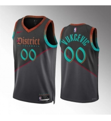 Men Women youth Washington Wizards 00 Tristan Vukcevic Black 2023 24 City Edition Stitched Basketball Jersey Men Women youth Washington Wizards 00 Tristan Vukcevic Black 2023 24 City Edition Stitched Basketball Jersey