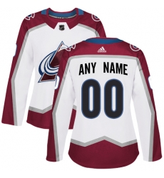 Men Women Youth Toddler White Jersey - Customized Adidas Colorado Avalanche Away II Men Women Youth Toddler White Jersey - Customized Adidas Colorado Avalanche Away II