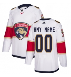 Men Women Youth Toddler White Jersey - Customized Adidas Florida Panthers Away Men Women Youth Toddler White Jersey - Customized Adidas Florida Panthers Away