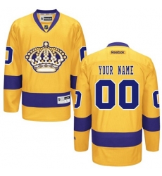 Men Women Youth Toddler Gold Jersey - Customized Reebok Los Angeles Kings Third II Men Women Youth Toddler Gold Jersey - Customized Reebok Los Angeles Kings Third II