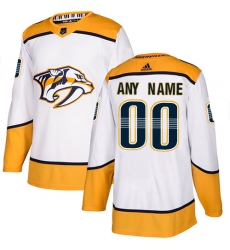 Men Women Youth Toddler White Jersey - Customized Adidas Nashville Predators Away Men Women Youth Toddler White Jersey - Customized Adidas Nashville Predators Away