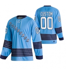Men Pittsburgh Penguins Custom 2022 Blue Classics Stitched jersey Men Pittsburgh Penguins Custom 2022 Blue Classics Stitched jersey