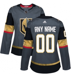 Men Women Youth Toddler Gray Jersey - Customized Adidas Vegas Golden Knights Home II Men Women Youth Toddler Gray Jersey - Customized Adidas Vegas Golden Knights Home II