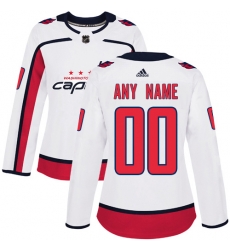 Men Women Youth Toddler White Jersey - Customized Adidas Washington Capitals Away II Men Women Youth Toddler White Jersey - Customized Adidas Washington Capitals Away II