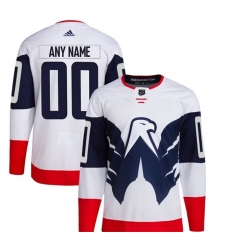 Men Women Youth Washington Capitals Custom 2023 White Navy Stadium Series Stitched Jersey Men Women Youth Washington Capitals Custom 2023 White Navy Stadium Series Stitched Jersey