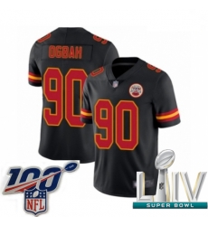 2020 Super Bowl LIV Men Kansas City Chiefs #90 Emmanuel Ogbah Limited Black Rush Vapor Untouchable Football Jersey 2020 Super Bowl LIV Men Kansas City Chiefs #90 Emmanuel Ogbah Limited Black Rush Vapor Untouchable Football Jersey