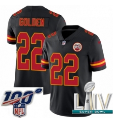 2020 Super Bowl LIV Men Nike Kansas City Chiefs #22 Robert Golden Limited Black Rush Vapor Untouchable NFL Jersey 2020 Super Bowl LIV Men Nike Kansas City Chiefs #22 Robert Golden Limited Black Rush Vapor Untouchable NFL Jersey