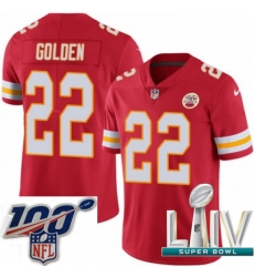 2020 Super Bowl LIV Men Nike Kansas City Chiefs #22 Robert Golden Red Team Color Vapor Untouchable Limited Player NFL Jersey 2020 Super Bowl LIV Men Nike Kansas City Chiefs #22 Robert Golden Red Team Color Vapor Untouchable Limited Player NFL Jersey
