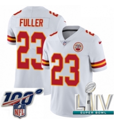 2020 Super Bowl LIV Men Nike Kansas City Chiefs #23 Kendall Fuller White Vapor Untouchable Limited Player NFL Jersey 2020 Super Bowl LIV Men Nike Kansas City Chiefs #23 Kendall Fuller White Vapor Untouchable Limited Player NFL Jersey