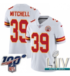 2020 Super Bowl LIV Men Nike Kansas City Chiefs #39 Terrance Mitchell White Vapor Untouchable Limited Player NFL Jersey 2020 Super Bowl LIV Men Nike Kansas City Chiefs #39 Terrance Mitchell White Vapor Untouchable Limited Player NFL Jersey