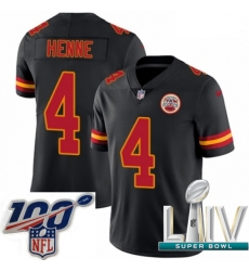 2020 Super Bowl LIV Men Nike Kansas City Chiefs #4 Chad Henne Limited Black Rush Vapor Untouchable NFL Jersey 2020 Super Bowl LIV Men Nike Kansas City Chiefs #4 Chad Henne Limited Black Rush Vapor Untouchable NFL Jersey