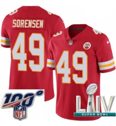 2020 Super Bowl LIV Men Nike Kansas City Chiefs #49 Daniel Sorensen Red Team Color Vapor Untouchable Limited Player NFL Jersey 2020 Super Bowl LIV Men Nike Kansas City Chiefs #49 Daniel Sorensen Red Team Color Vapor Untouchable Limited Player NFL Jersey