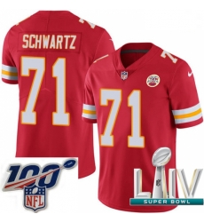 2020 Super Bowl LIV Men Nike Kansas City Chiefs #71 Mitchell Schwartz Red Team Color Vapor Untouchable Limited Player NFL Jersey 2020 Super Bowl LIV Men Nike Kansas City Chiefs #71 Mitchell Schwartz Red Team Color Vapor Untouchable Limited Player NFL Jersey