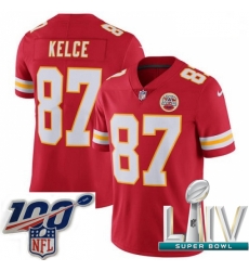 2020 Super Bowl LIV Men Nike Kansas City Chiefs #87 Travis Kelce Red Team Color Vapor Untouchable Limited Player NFL Jersey 2020 Super Bowl LIV Men Nike Kansas City Chiefs #87 Travis Kelce Red Team Color Vapor Untouchable Limited Player NFL Jersey