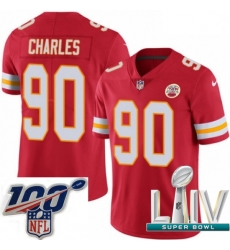 2020 Super Bowl LIV Men Nike Kansas City Chiefs #90 Stefan Charles Red Team Color Vapor Untouchable Limited Player NFL Jersey 2020 Super Bowl LIV Men Nike Kansas City Chiefs #90 Stefan Charles Red Team Color Vapor Untouchable Limited Player NFL Jersey