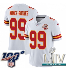 2020 Super Bowl LIV Men Nike Kansas City Chiefs #99 Rakeem Nunez-Roches White Vapor Untouchable Limited Player NFL Jersey 2020 Super Bowl LIV Men Nike Kansas City Chiefs #99 Rakeem Nunez-Roches White Vapor Untouchable Limited Player NFL Jersey