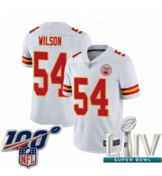 2020 Super Bowl LIV Youth Kansas City Chiefs #54 Damien Wilson White Vapor Untouchable Limited Player Football Jersey 2020 Super Bowl LIV Youth Kansas City Chiefs #54 Damien Wilson White Vapor Untouchable Limited Player Football Jersey