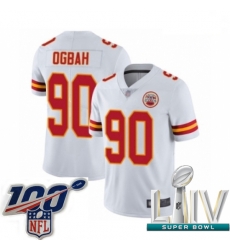 2020 Super Bowl LIV Youth Kansas City Chiefs #90 Emmanuel Ogbah White Vapor Untouchable Limited Player Football Jersey 2020 Super Bowl LIV Youth Kansas City Chiefs #90 Emmanuel Ogbah White Vapor Untouchable Limited Player Football Jersey