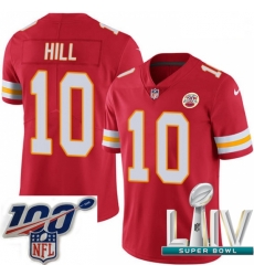 2020 Super Bowl LIV Youth Nike Kansas City Chiefs #10 Tyreek Hill Red Team Color Vapor Untouchable Limited Player NFL Jersey 2020 Super Bowl LIV Youth Nike Kansas City Chiefs #10 Tyreek Hill Red Team Color Vapor Untouchable Limited Player NFL Jersey