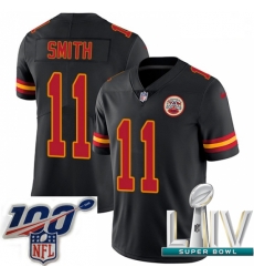 2020 Super Bowl LIV Youth Nike Kansas City Chiefs #11 Alex Smith Limited Black Rush Vapor Untouchable NFL Jersey 2020 Super Bowl LIV Youth Nike Kansas City Chiefs #11 Alex Smith Limited Black Rush Vapor Untouchable NFL Jersey