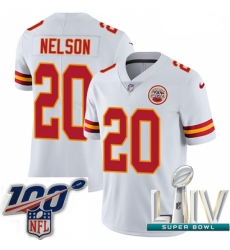 2020 Super Bowl LIV Youth Nike Kansas City Chiefs #20 Steven Nelson White Vapor Untouchable Limited Player NFL Jersey 2020 Super Bowl LIV Youth Nike Kansas City Chiefs #20 Steven Nelson White Vapor Untouchable Limited Player NFL Jersey