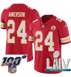 2020 Super Bowl LIV Youth Nike Kansas City Chiefs #24 David Amerson Red Team Color Vapor Untouchable Limited Player NFL Jersey 2020 Super Bowl LIV Youth Nike Kansas City Chiefs #24 David Amerson Red Team Color Vapor Untouchable Limited Player NFL Jersey