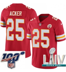 2020 Super Bowl LIV Youth Nike Kansas City Chiefs #25 Kenneth Acker Red Team Color Vapor Untouchable Limited Player NFL Jersey 2020 Super Bowl LIV Youth Nike Kansas City Chiefs #25 Kenneth Acker Red Team Color Vapor Untouchable Limited Player NFL Jersey