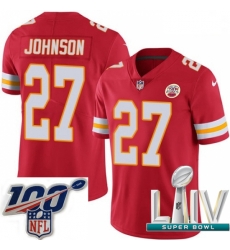 2020 Super Bowl LIV Youth Nike Kansas City Chiefs #27 Larry Johnson Red Team Color Vapor Untouchable Limited Player NFL Jersey 2020 Super Bowl LIV Youth Nike Kansas City Chiefs #27 Larry Johnson Red Team Color Vapor Untouchable Limited Player NFL Jersey