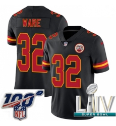 2020 Super Bowl LIV Youth Nike Kansas City Chiefs #32 Spencer Ware Limited Black Rush Vapor Untouchable NFL Jersey 2020 Super Bowl LIV Youth Nike Kansas City Chiefs #32 Spencer Ware Limited Black Rush Vapor Untouchable NFL Jersey