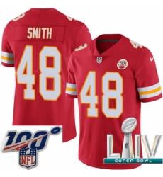 2020 Super Bowl LIV Youth Nike Kansas City Chiefs #48 Terrance Smith Red Team Color Vapor Untouchable Limited Player NFL Jersey 2020 Super Bowl LIV Youth Nike Kansas City Chiefs #48 Terrance Smith Red Team Color Vapor Untouchable Limited Player NFL Jersey